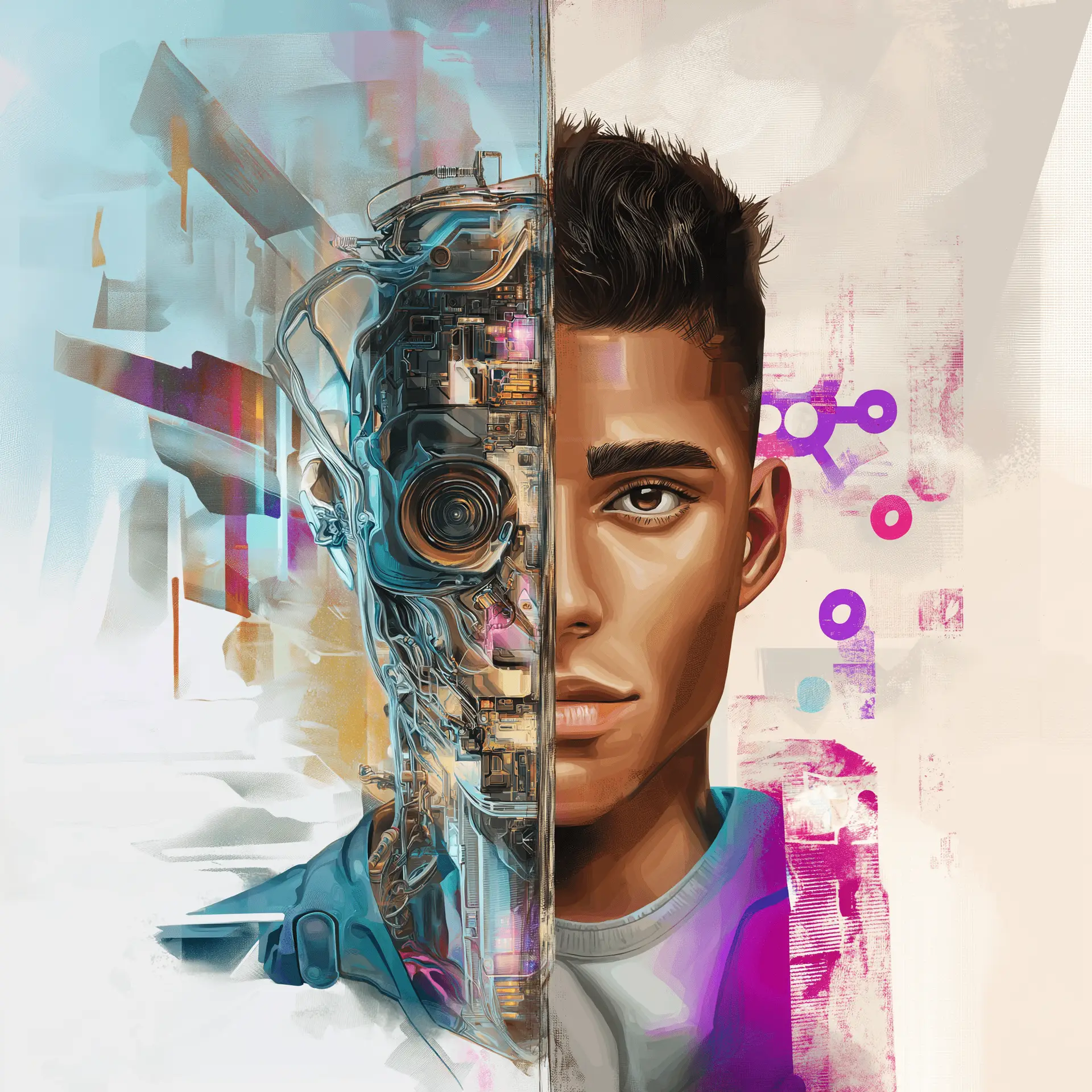 Half Human Half AI